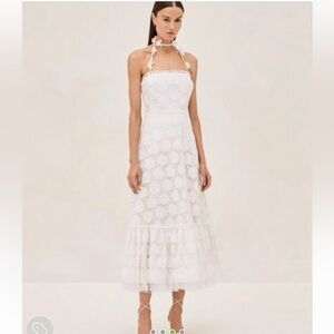 ALEXIS WHITE LACE DRESS - XS